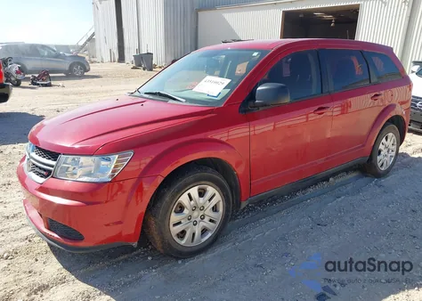 2014 Dodge Journey American Value Pkg z USA, uszkodzony, nr VIN 3C4PDCAB6ET268534